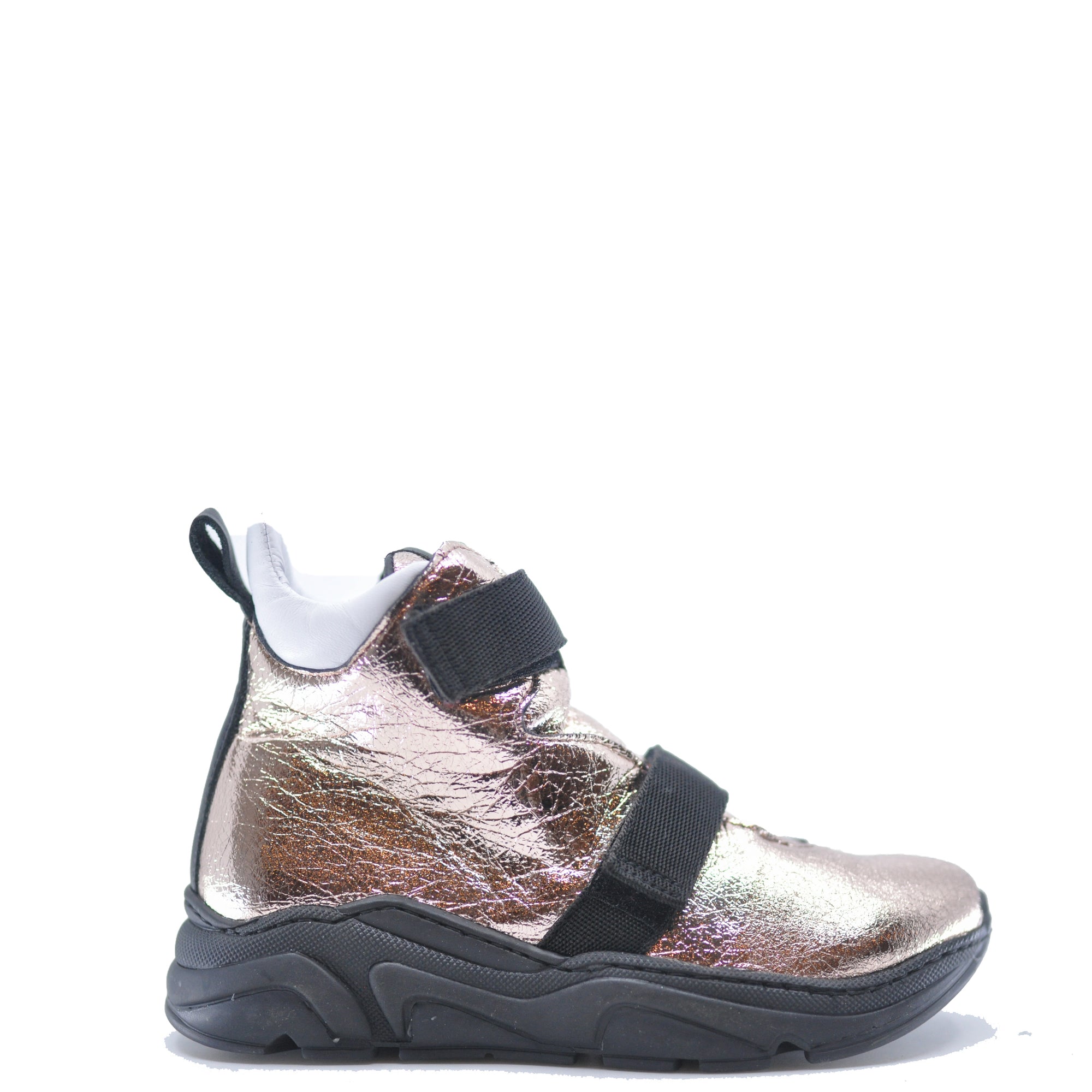 MAA Rose Gold Velcro Sneaker Bootie-Tassel Children Shoes