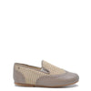 Manuela Taupe Wingtip Smoking Loafer-Tassel Children Shoes