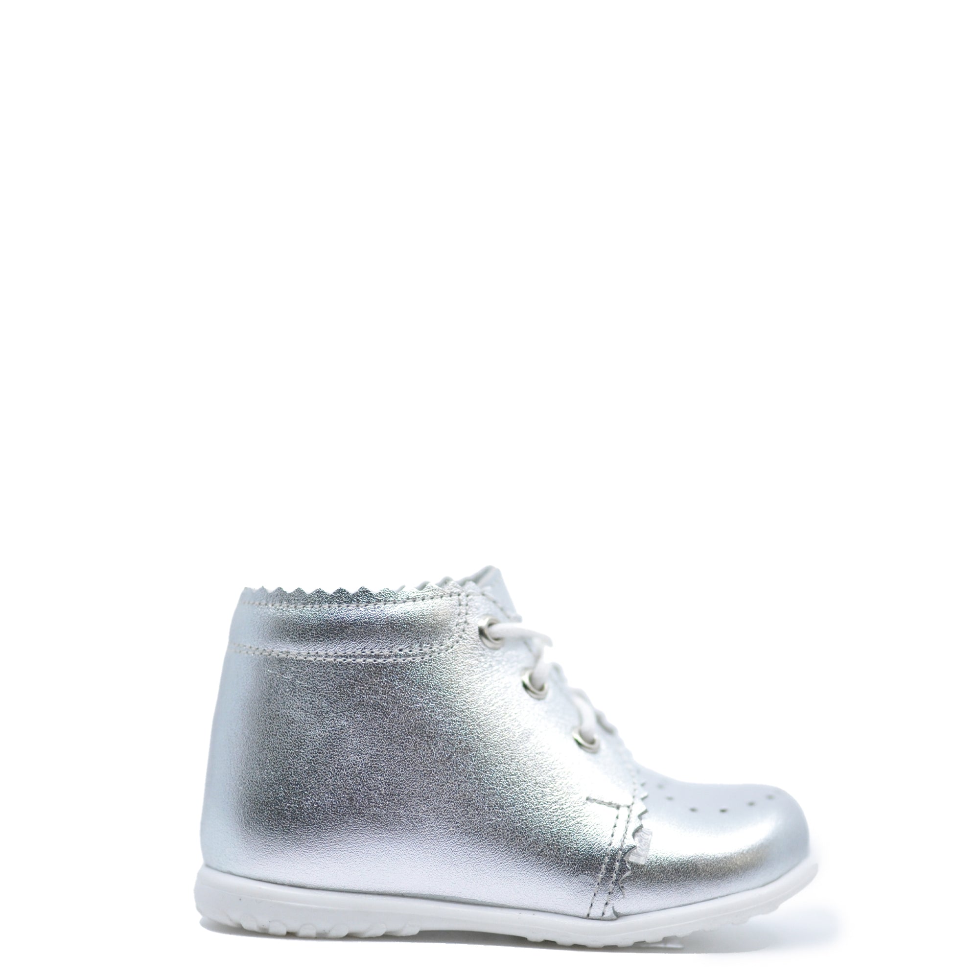 Emel Silver Heart Baby Bootie-Tassel Children Shoes