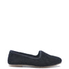 LMDI Black Corduroy Quilted Slipper Shoe-Tassel Children Shoes