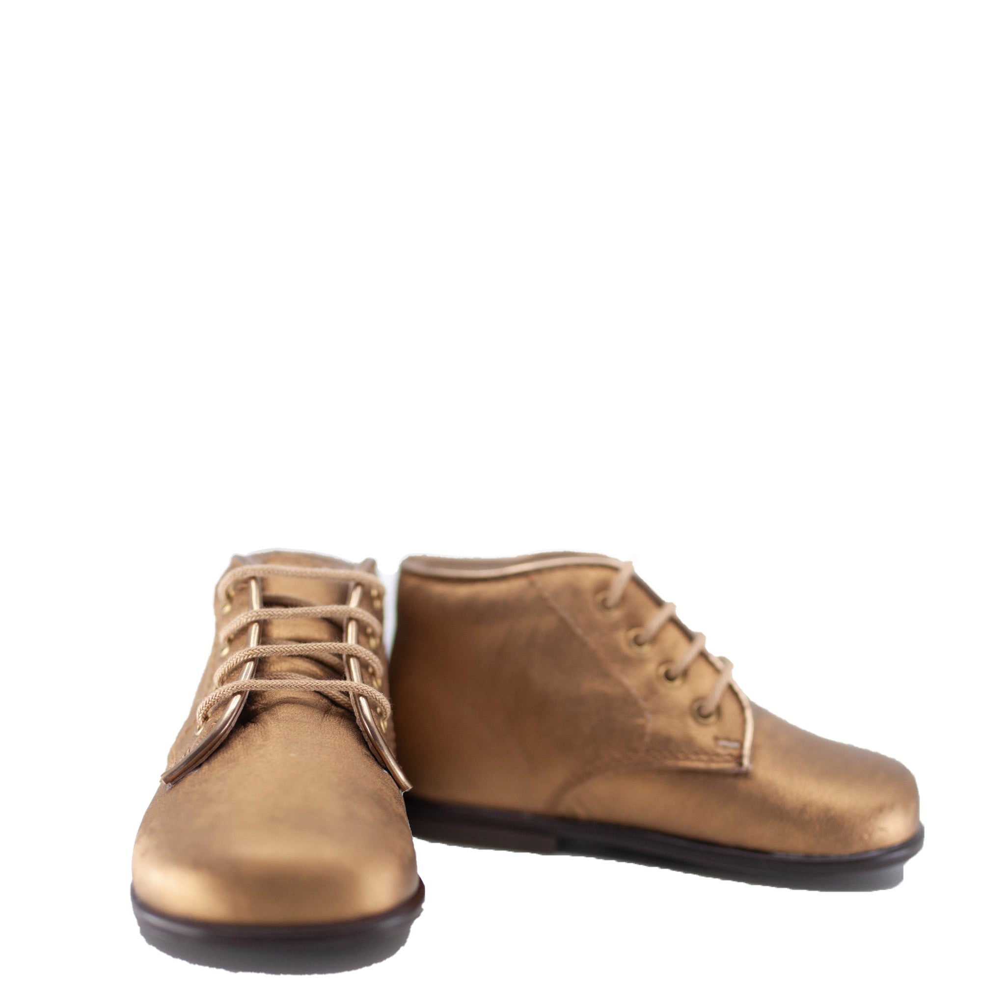 Beberlis Copper Leather Baby Bootie-Tassel Children Shoes