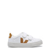 Veja White and Camel Sneaker-Tassel Children Shoes
