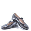 Beberlis Gray Leopard Patent T-Strap Mary Jane-Tassel Children Shoes