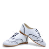 Sonatina White and Navy Wingtip Oxford-Tassel Children Shoes