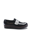 LMDI Black and White Slip-On Loafer-Tassel Children Shoes