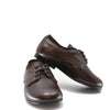 Beberlis Brown Leather Laceup Oxford-Tassel Children Shoes