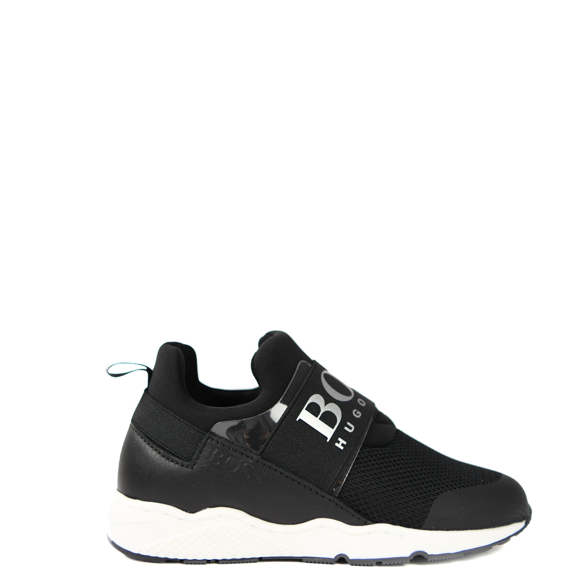 Hugo Boss Black Mesh Sneaker-Tassel Children Shoes