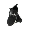 Hugo Boss Black Mesh Sneaker-Tassel Children Shoes