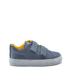 Dulis Dark Navy Canvas Velcro Sneaker-Tassel Children Shoes