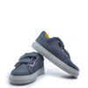 Dulis Dark Navy Canvas Velcro Sneaker-Tassel Children Shoes