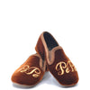 Pepe Rust Embroidered Logo Slipper Loafer-Tassel Children Shoes