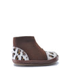 Pepe Leopard Brown Elastic Slipper Bootie-Tassel Children Shoes