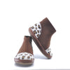 Pepe Leopard Brown Elastic Slipper Bootie-Tassel Children Shoes