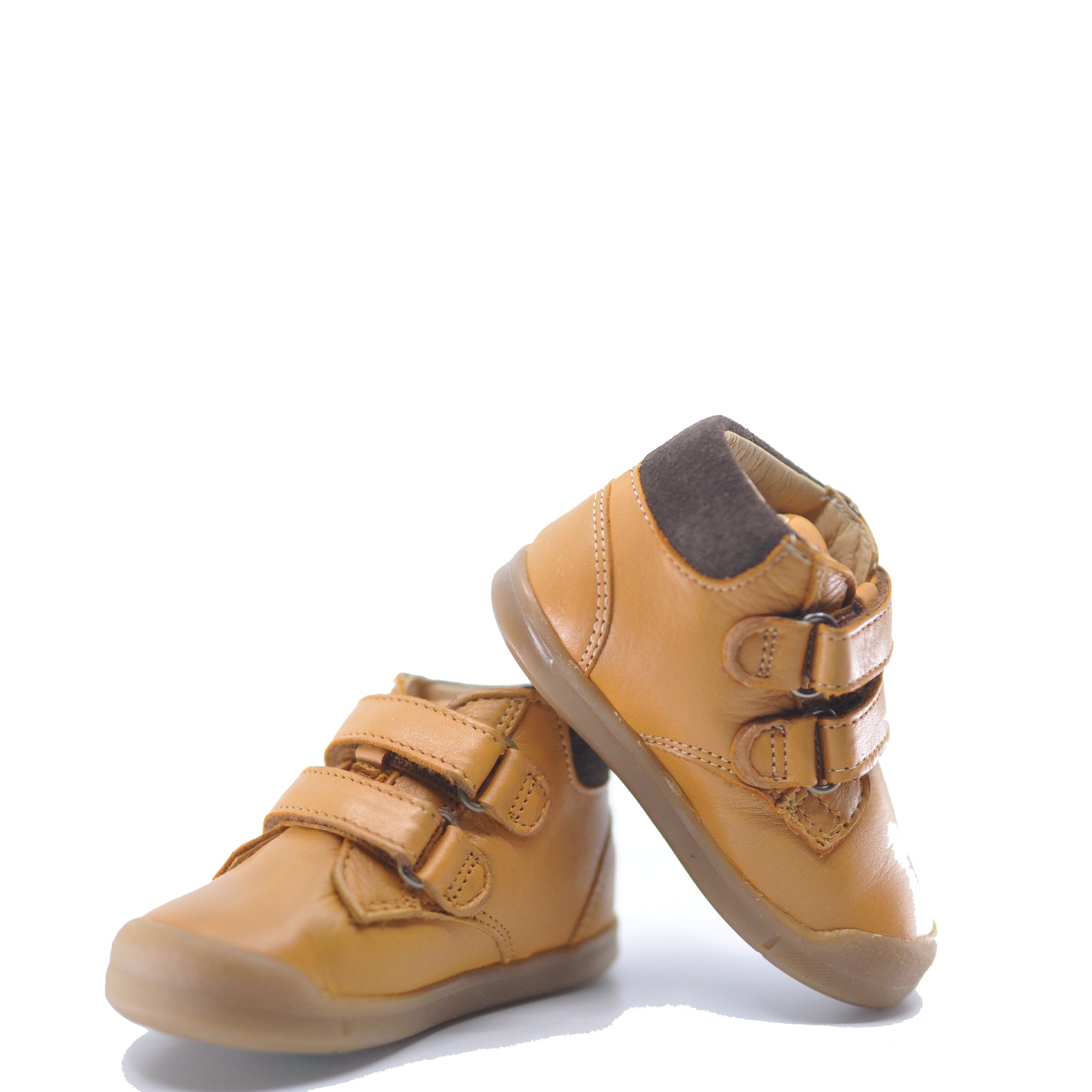 Acebos Mustard Velco Baby Sneaker-Tassel Children Shoes