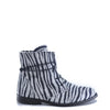 LMDI Zebra Laceup Bootie-Tassel Children Shoes