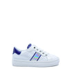 Beberlis White and Royal Zipper Sneaker-Tassel Children Shoes