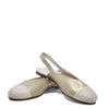 Beberlis Gold Metallic Slingback-Tassel Children Shoes