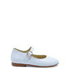 Blublonc White Ostrich Mary Jane-Tassel Children Shoes