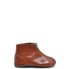 Pepe Cognac Patent Zipper Bootie-Tassel Children Shoes