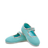Bonton Teal and Liberty Mary Jane-Tassel Children Shoes