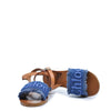 Chloe Denim Logo Sandal-Tassel Children Shoes