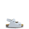 Blublonc White Ostrich Baby Sandal-Tassel Children Shoes