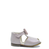 Emel Pink Perforated Bow Baby Sandal-Tassel Children Shoes