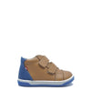 Emel Tan and Blue Baby Sneaker-Tassel Children Shoes