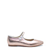 LMDI Rose Gold Metalic Pointed Mary Jane-Tassel Children Shoes