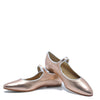 LMDI Rose Gold Metalic Pointed Mary Jane-Tassel Children Shoes