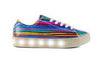 Pop Multi Stripe Lace Sneaker-Tassel Children Shoes
