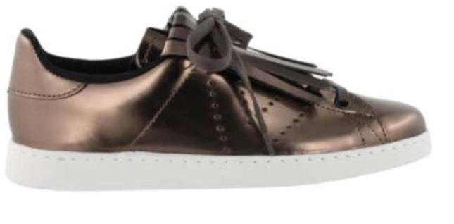 Victoria Bronze Fringe Sneaker-Tassel Children Shoes