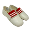 Pepe Beige/Red Stripe Elastic Slipper-Tassel Children Shoes