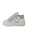 Beberlis White and Sequin Stripe Baby Sneaker-Tassel Children Shoes