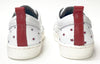 Blublonc White and Red Star Slip-On Sneaker-Tassel Children Shoes