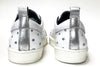 Blublonc White and Silver Star Sneaker-Tassel Children Shoes