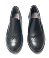 Blublonc Black Slip-on Shoe-Tassel Children Shoes