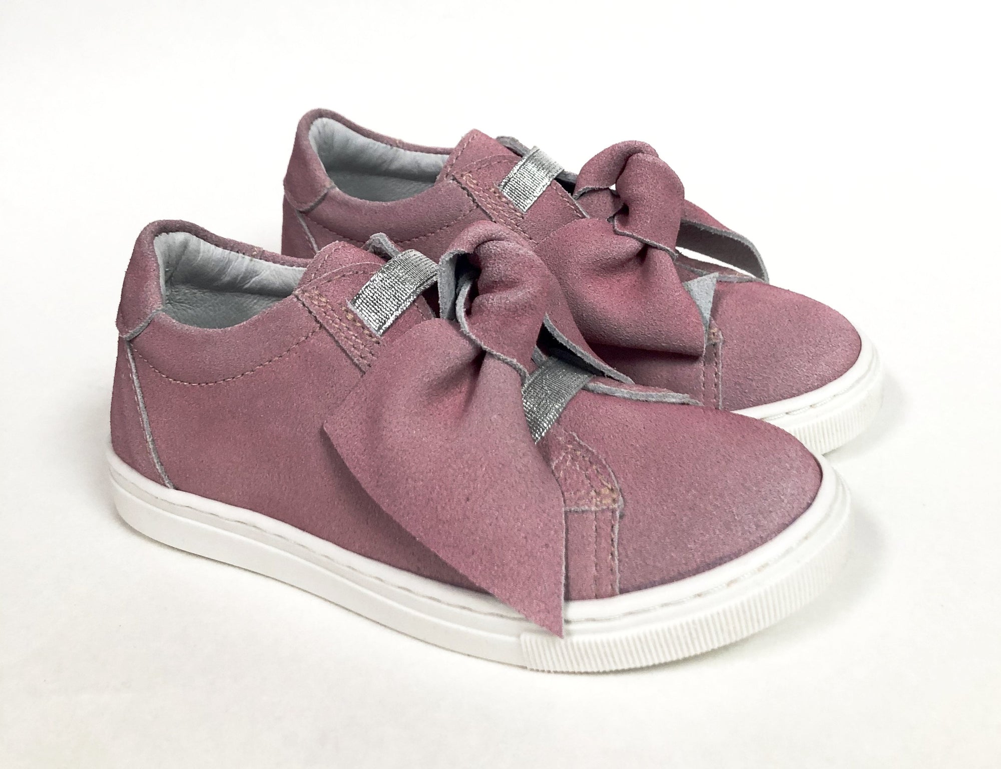 Blublonc Pink Bow Sneaker-Tassel Children Shoes