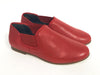 Blublonc Red Perforated Slip-on Elastic Shoe-Tassel Children Shoes