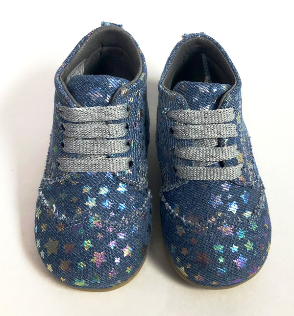 Blublonc Jean Holographic Star Bootie - Tassel Children Shoes