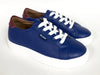 Atlanta Mocassin Blue and Brick Lace Up Sneaker-Tassel Children Shoes