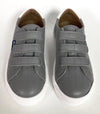Atlanta Mocassin Gray Lined Velcro Sneaker-Tassel Children Shoes