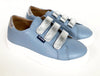 Atlanta Mocassin Baby Blue Velcro Sneaker-Tassel Children Shoes