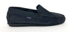Atlanta Mocassin Navy nubok Loafer-Tassel Children Shoes