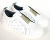 Blublonc White and Gold Star Sneaker-Tassel Children Shoes