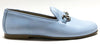 Hoo Sky Blue Chain Loafer-Tassel Children Shoes