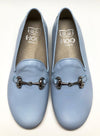 Hoo Sky Blue Chain Loafer-Tassel Children Shoes