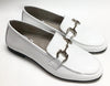 Hoo White Patent Chain Loafer-Tassel Children Shoes
