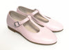 Beberlis Pink Leather T-Strap-Tassel Children Shoes