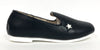 Zeebra Black and White Star Loafer-Tassel Children Shoes